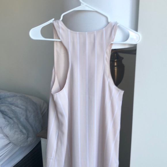 Leith Beige & White Stripes Dress - Picture 3 of 4